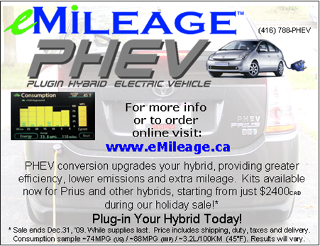 eMileage Advertisement - Convert your Prius to a PHEV Today!